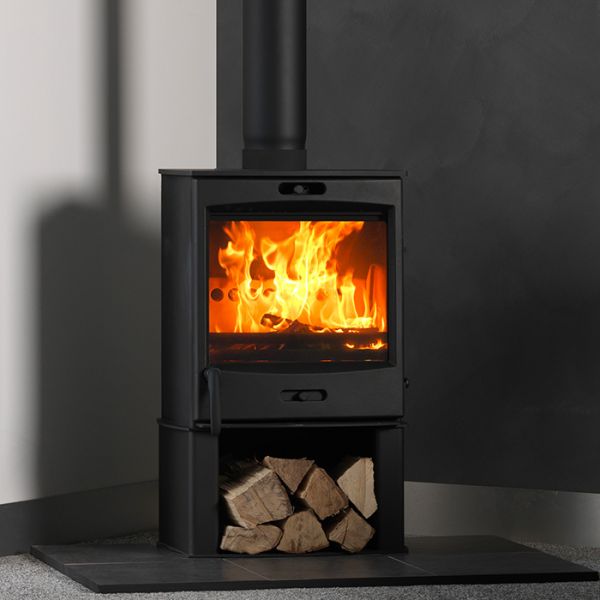 Fq5w multi fuel stove (logstore available at additional cost ...